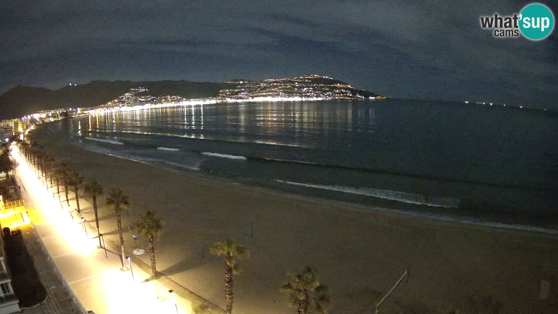 LIVEcam Roses plage Costa Brava – Hotel Montecarlo webcam Espagne