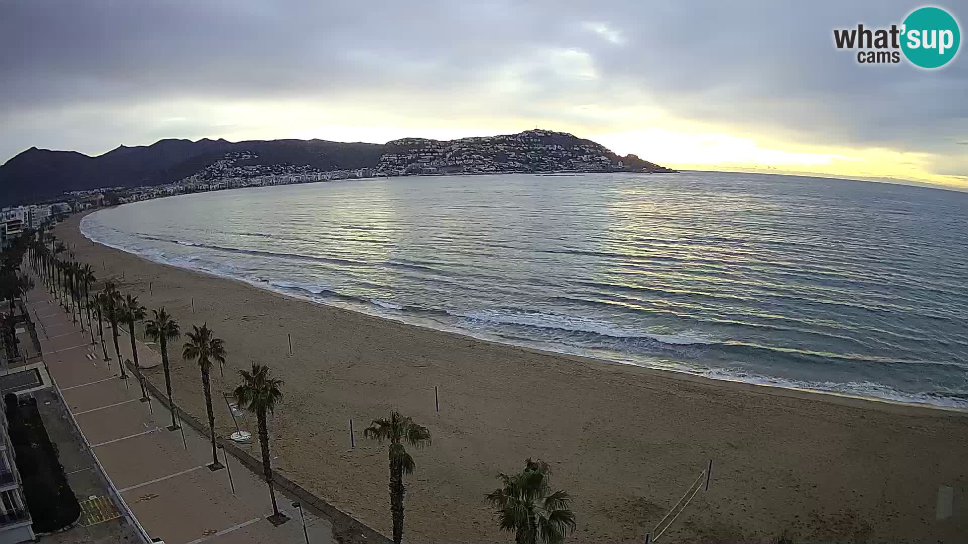 Webcam Costa Brava Roses Strand – Montecarlo Hotel livecam Spanien