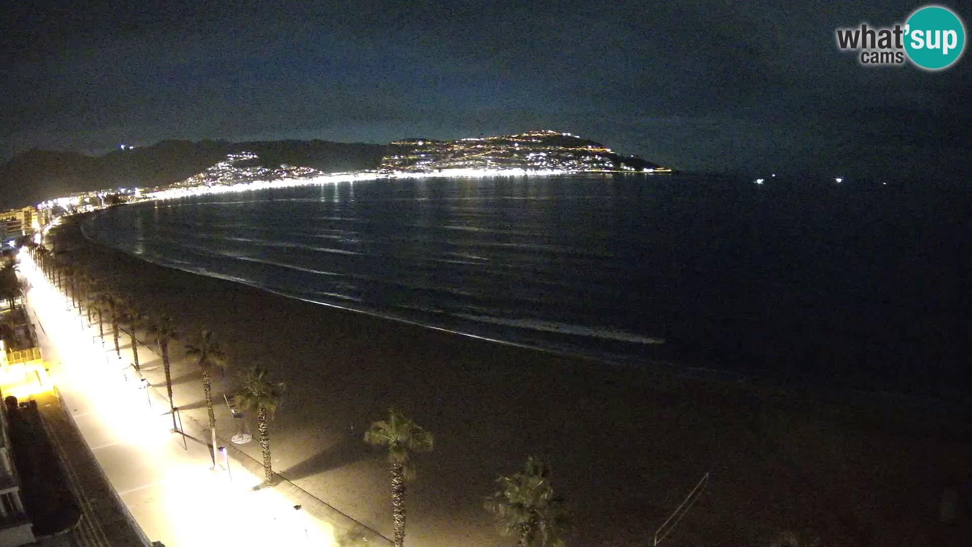 LIVEcam Roses plage Costa Brava – Hotel Montecarlo webcam Espagne