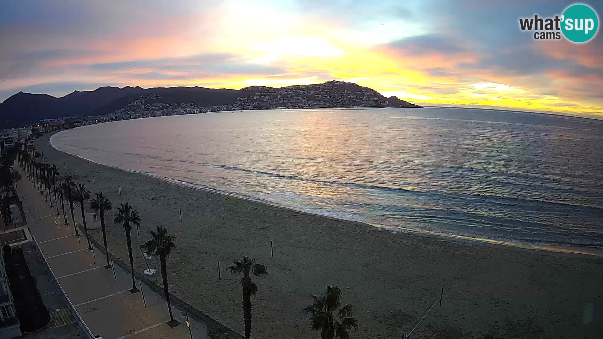 Roses camera en vivo playa Costa Brava- Hotel MonteCarlo