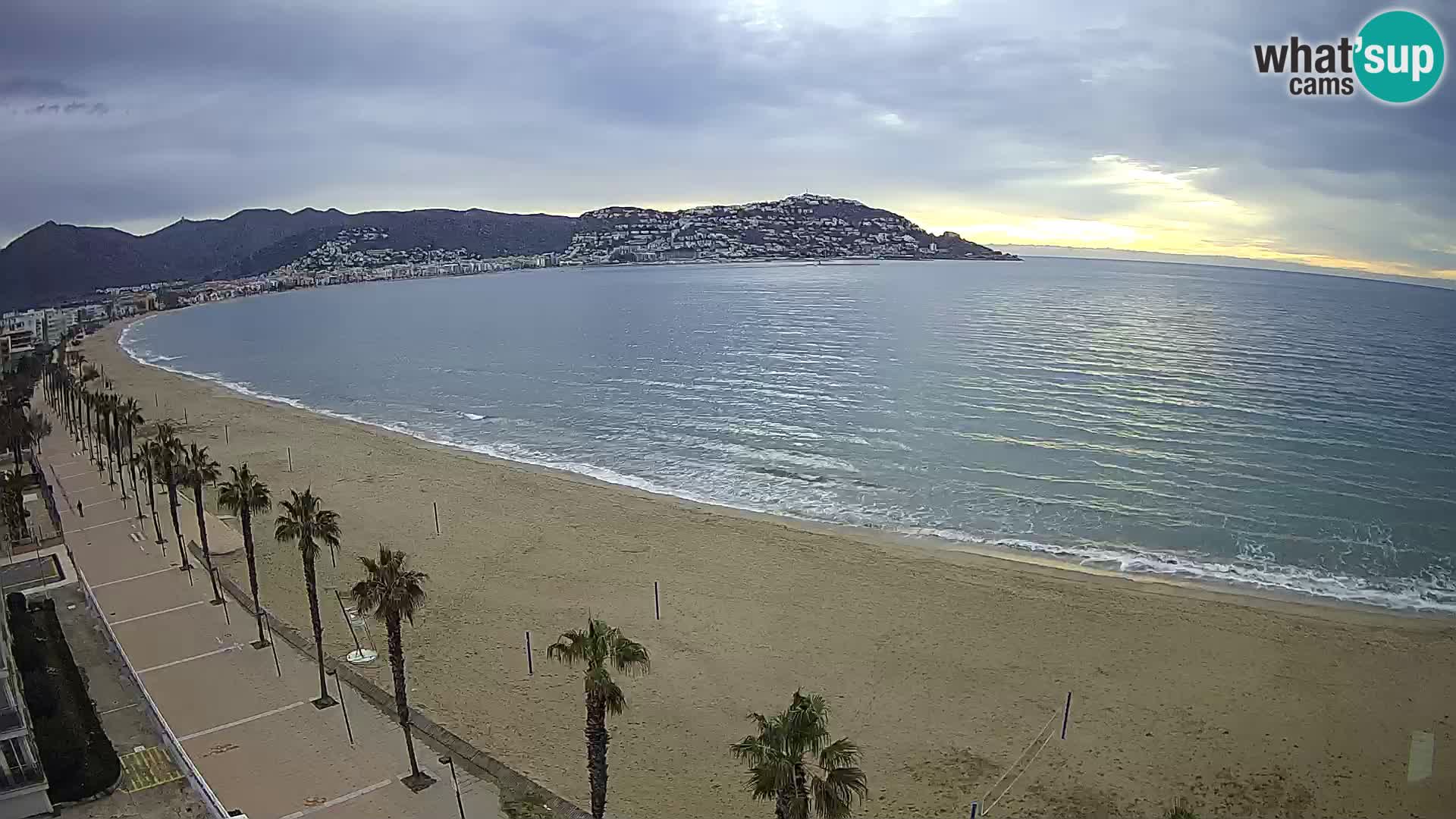 Live cam Roses  – Costa Brava spiaggia – Hotel MonteCarlo