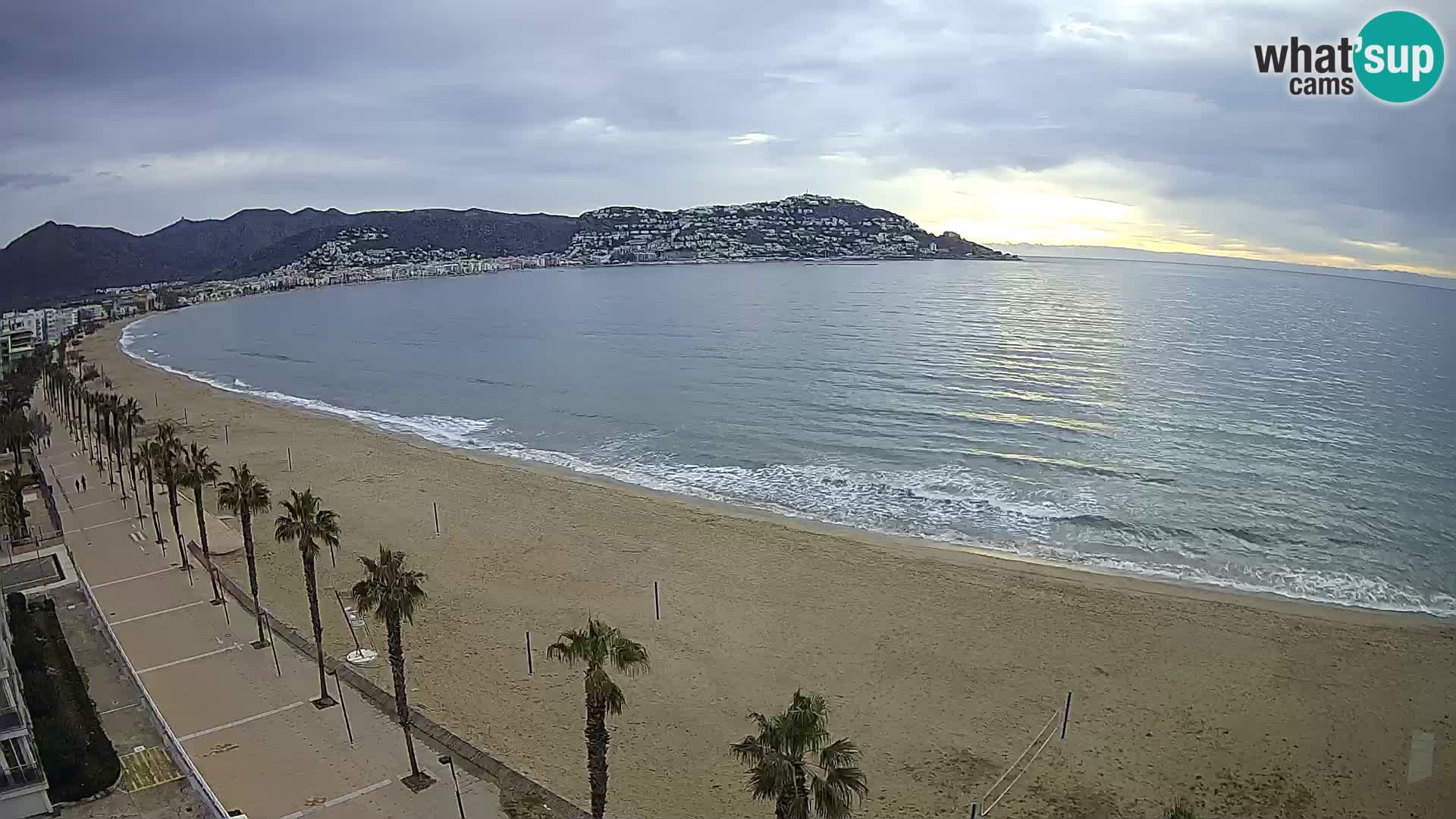 Webcam Costa Brava Roses Strand – Montecarlo Hotel livecam Spanien