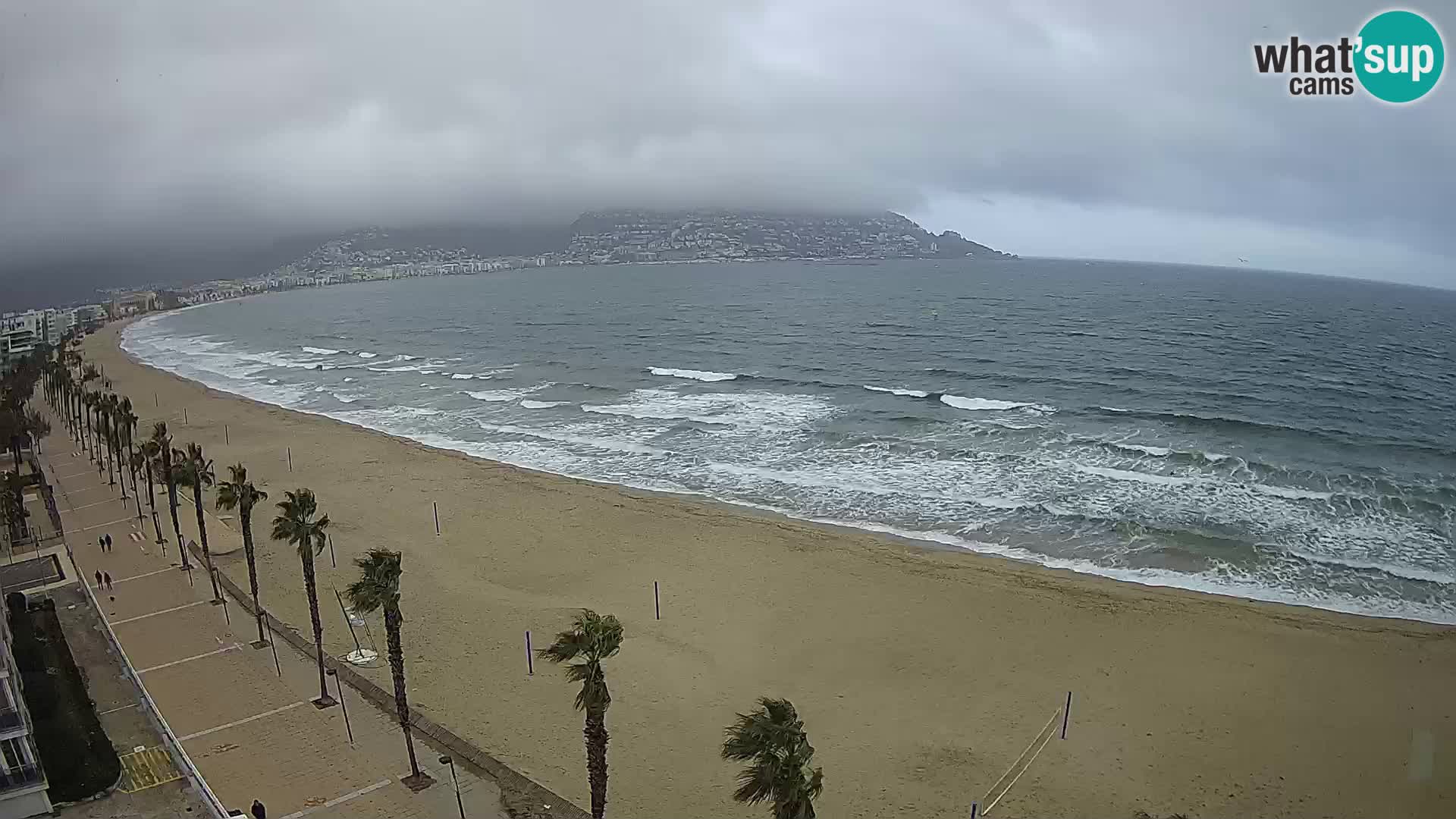 LIVEcam Roses plage Costa Brava – Hotel Montecarlo webcam Espagne