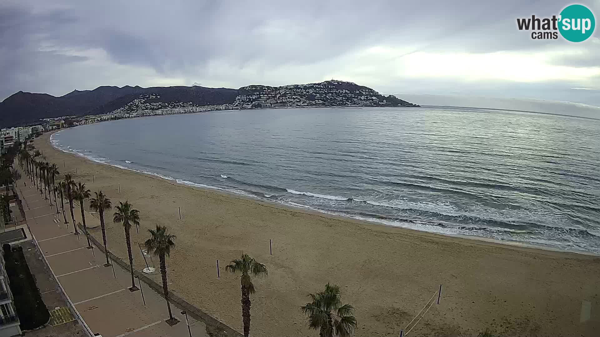 Webcam Costa Brava Roses Strand – Montecarlo Hotel livecam Spanien