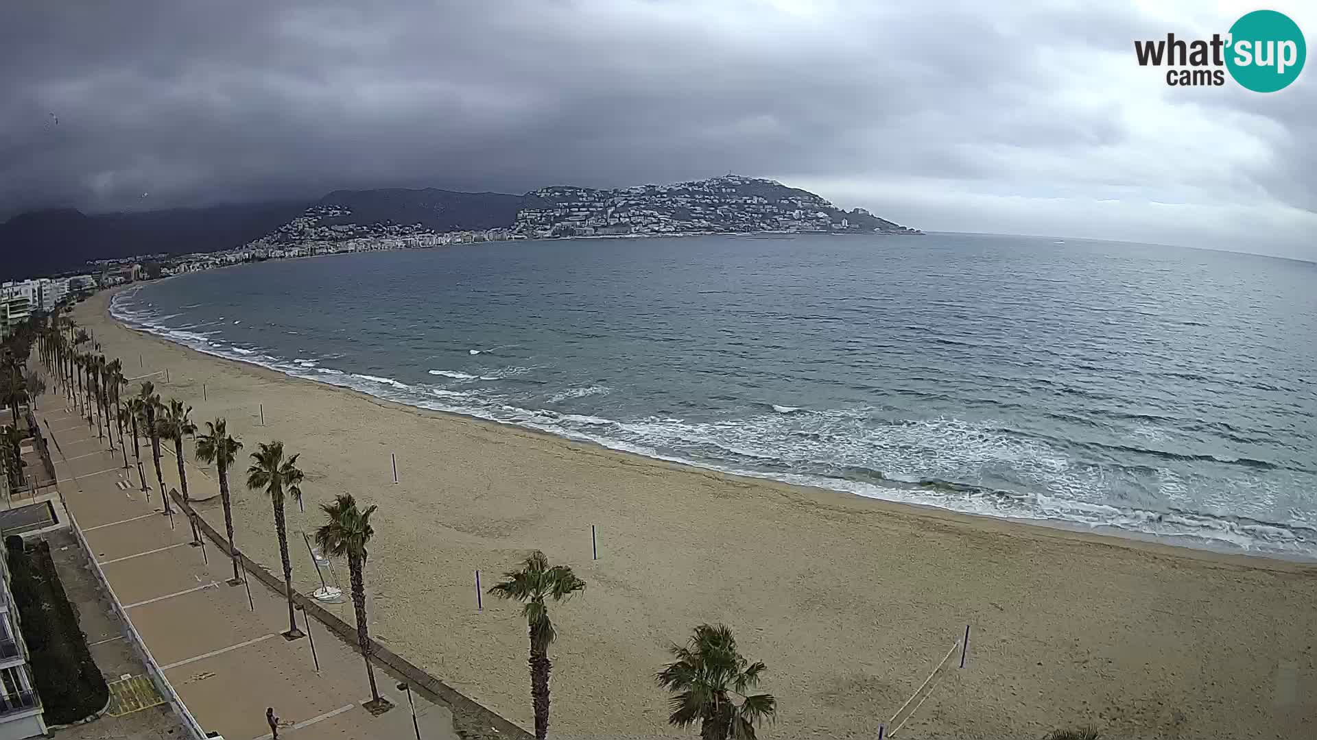 Webcam Costa Brava Roses Strand – Montecarlo Hotel livecam Spanien