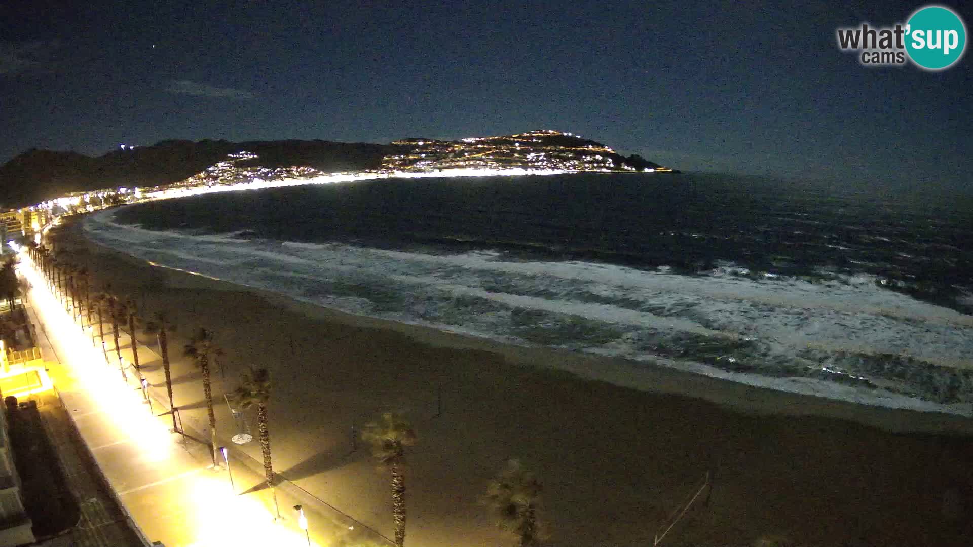 Roses camera en vivo playa Costa Brava- Hotel MonteCarlo