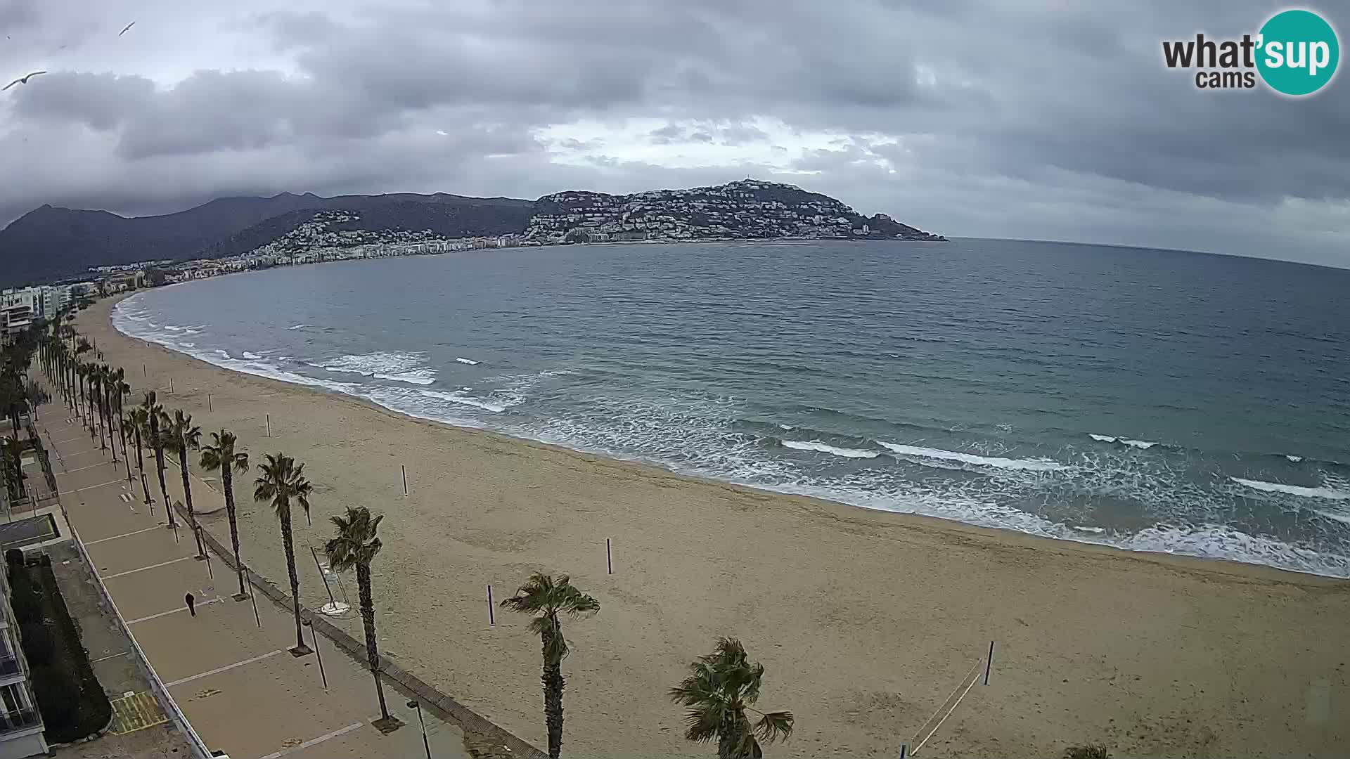 Live cam Roses  – Costa Brava spiaggia – Hotel MonteCarlo