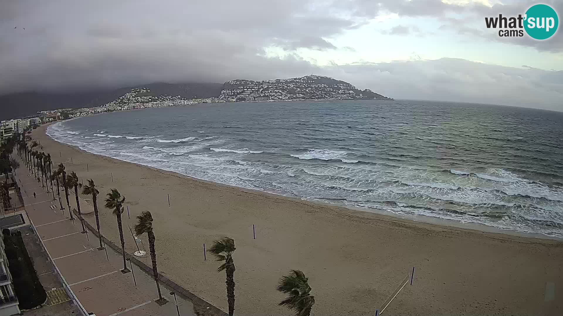 Live cam Roses  – Costa Brava spiaggia – Hotel MonteCarlo