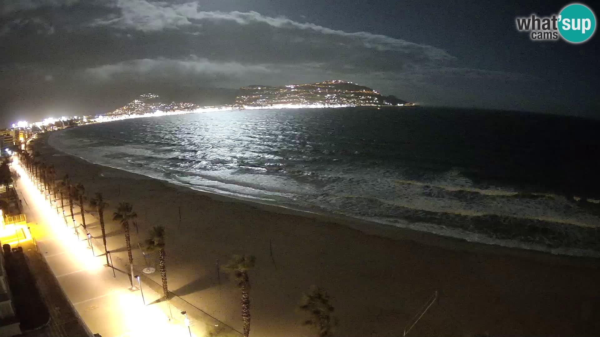 LIVEcam Roses plage Costa Brava – Hotel Montecarlo webcam Espagne
