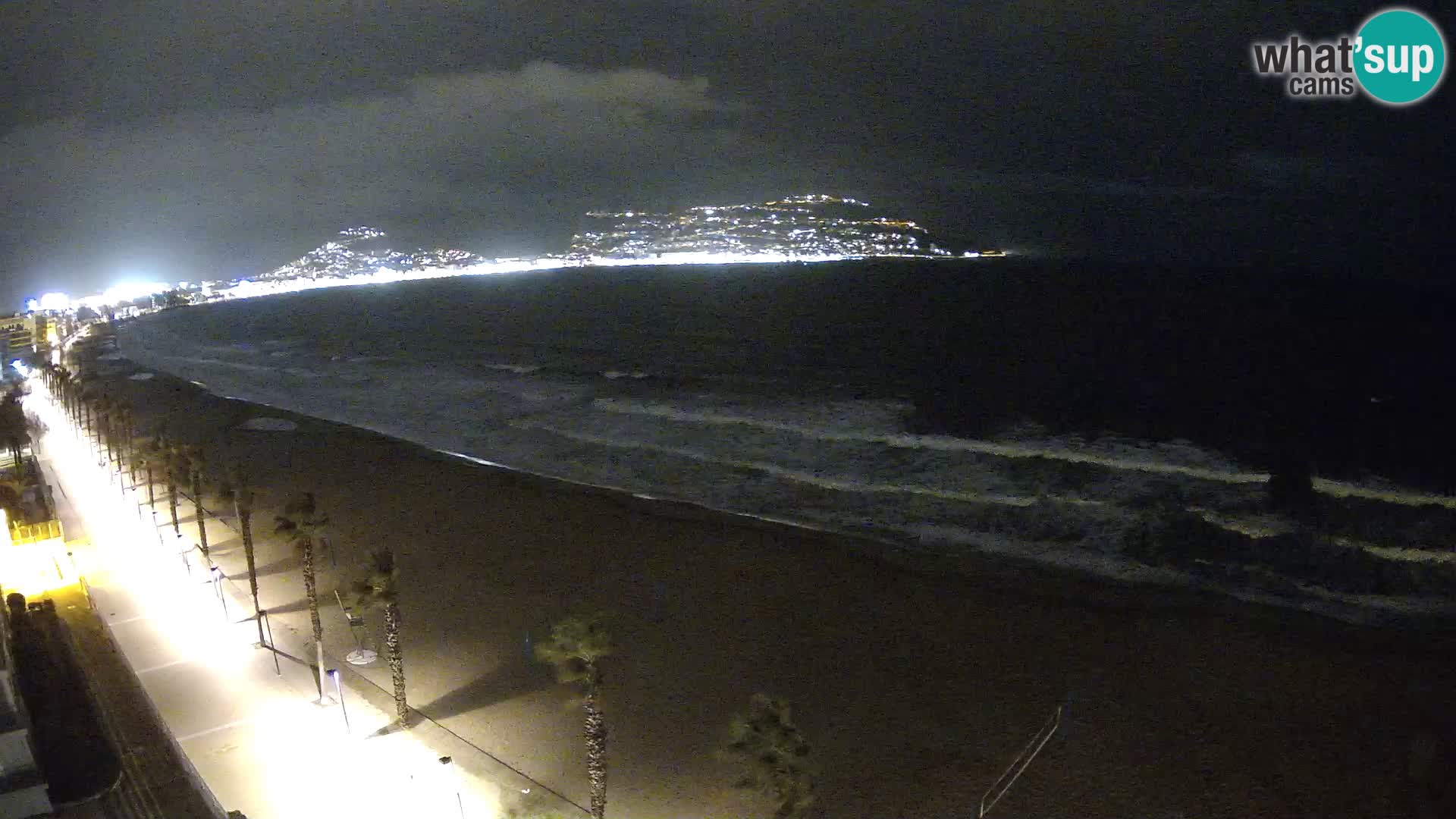 Webcam Costa Brava Roses Strand – Montecarlo Hotel livecam Spanien