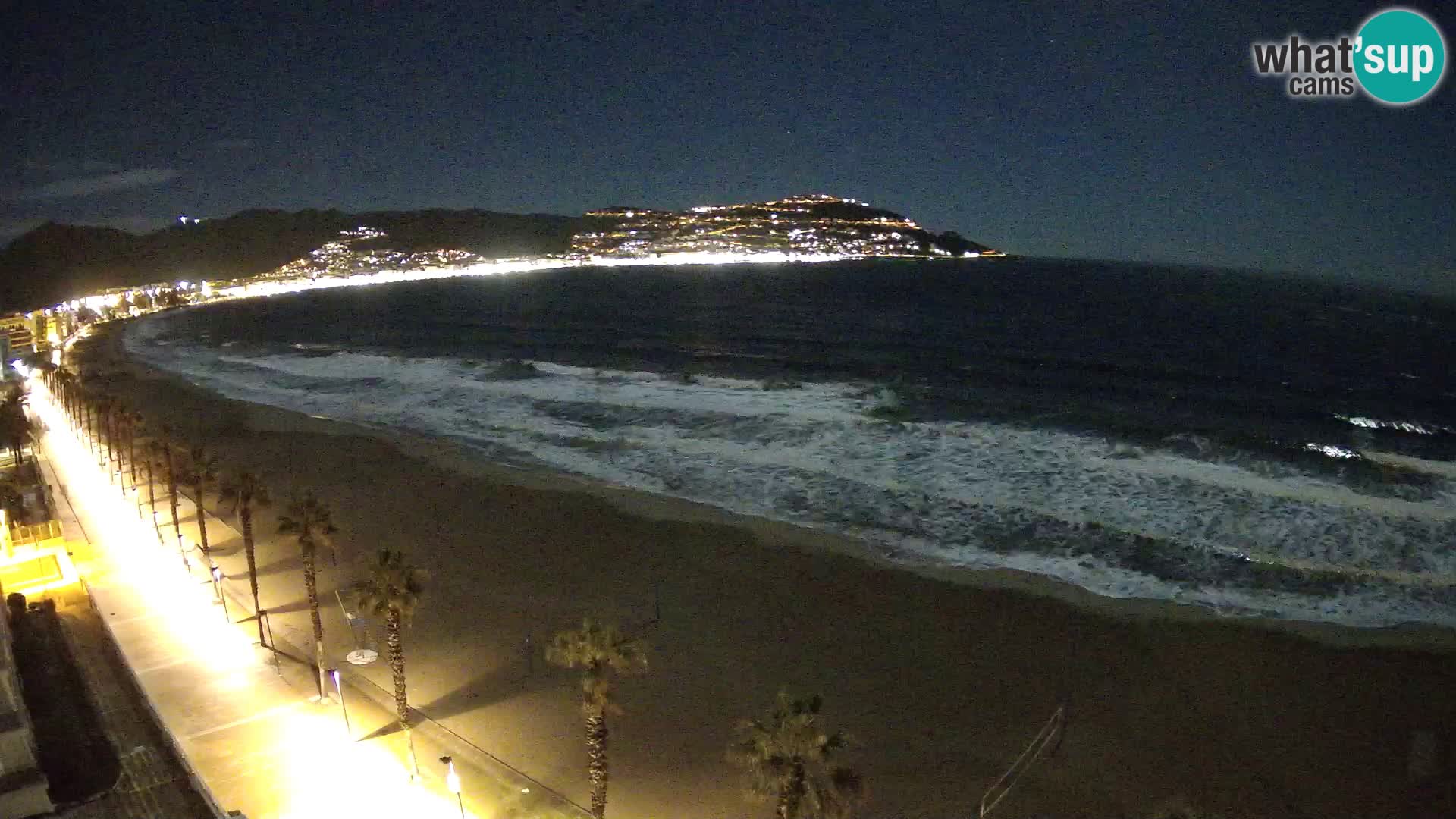 Webcam Costa Brava Roses Strand – Montecarlo Hotel livecam Spanien