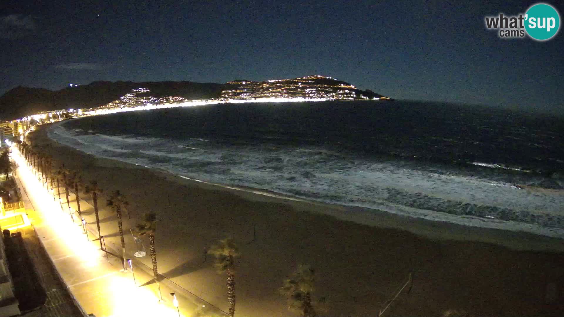 LIVEcam Roses plage Costa Brava – Hotel Montecarlo webcam Espagne