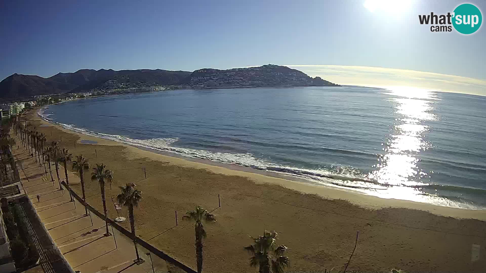 Live cam Roses  – Costa Brava spiaggia – Hotel MonteCarlo