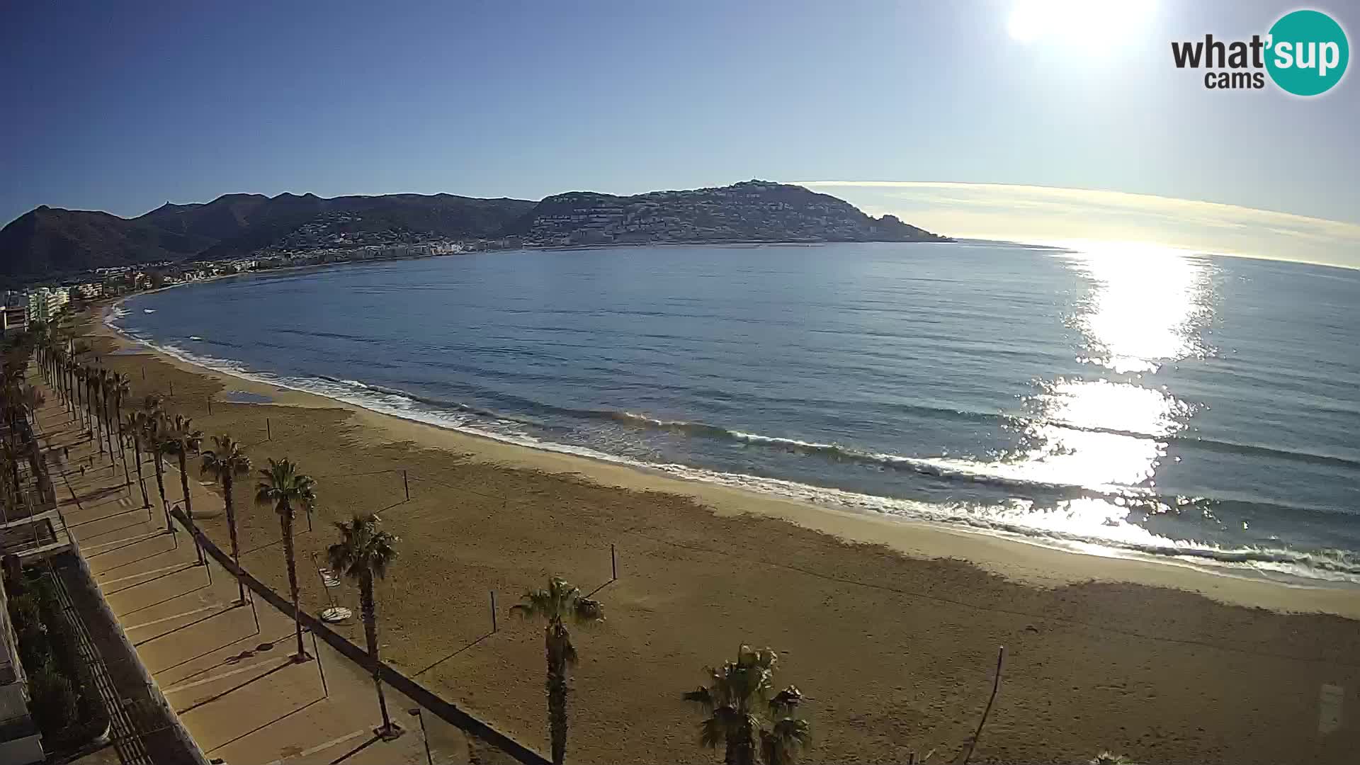 Roses camera en vivo playa Costa Brava- Hotel MonteCarlo