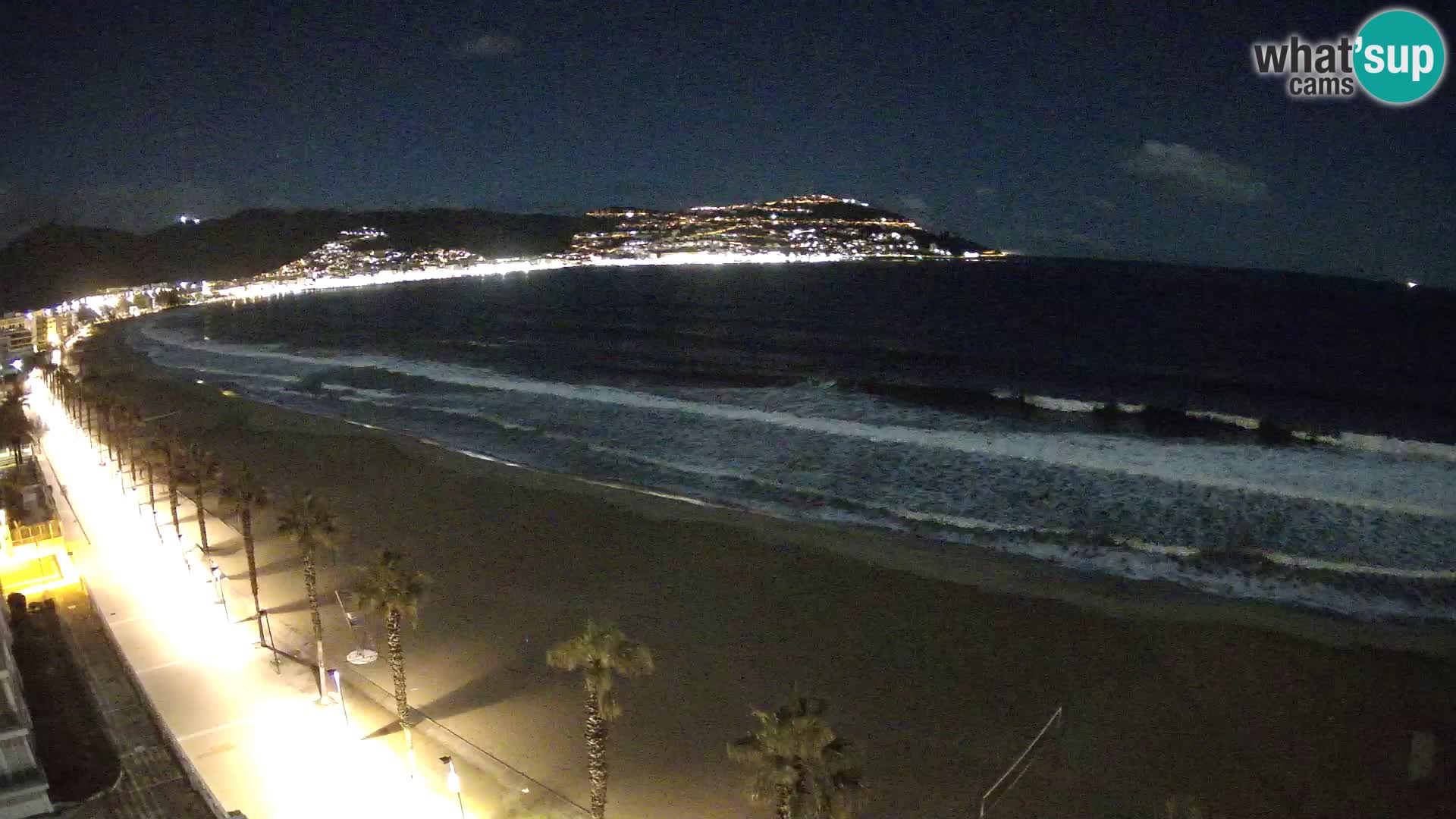 Webcam Costa Brava Roses Strand – Montecarlo Hotel livecam Spanien