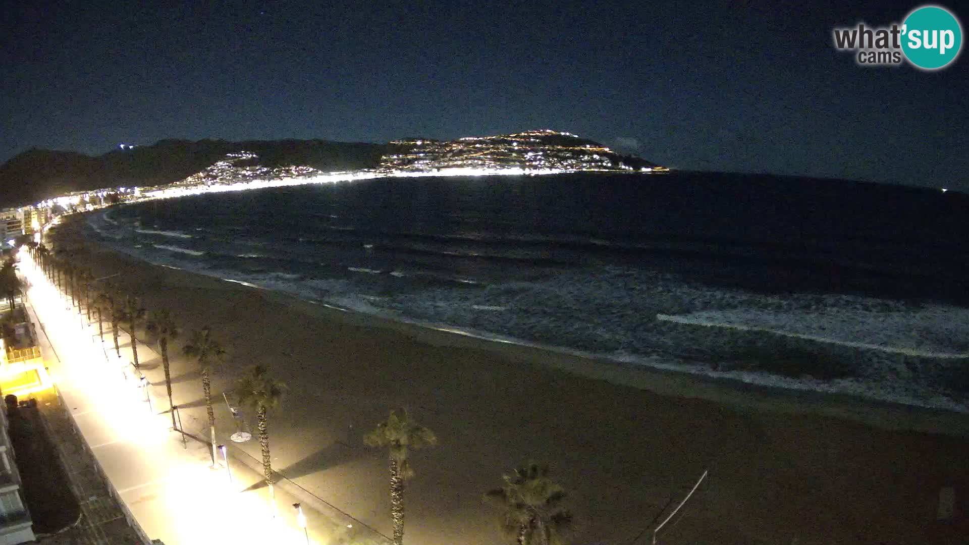 LIVEcam Roses plage Costa Brava – Hotel Montecarlo webcam Espagne