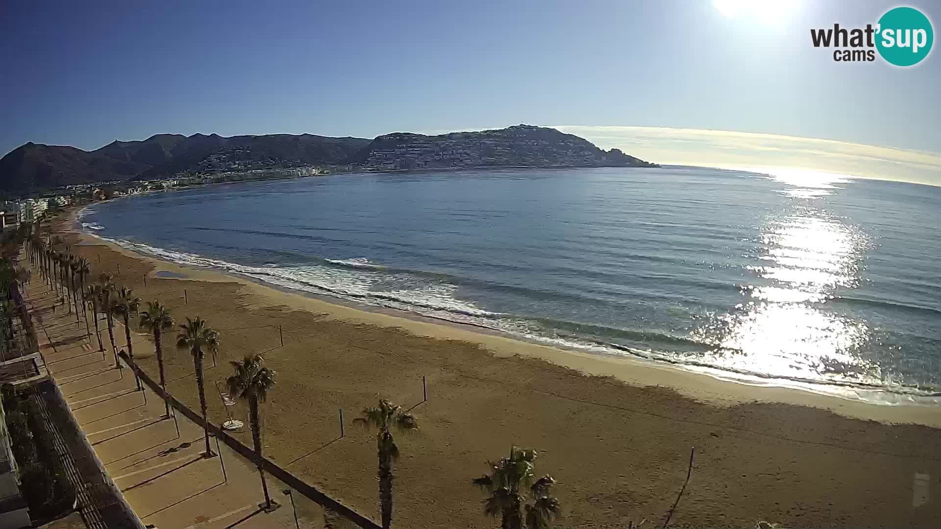 Webcam Costa Brava Roses Strand – Montecarlo Hotel livecam Spanien