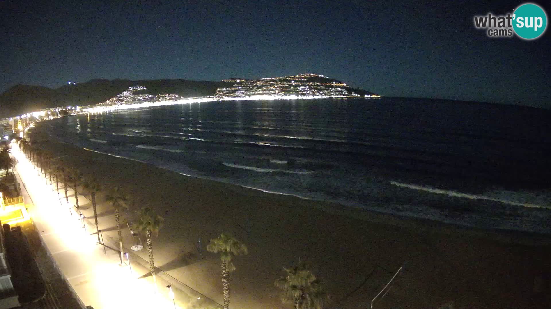 Webcam Costa Brava Roses Strand – Montecarlo Hotel livecam Spanien