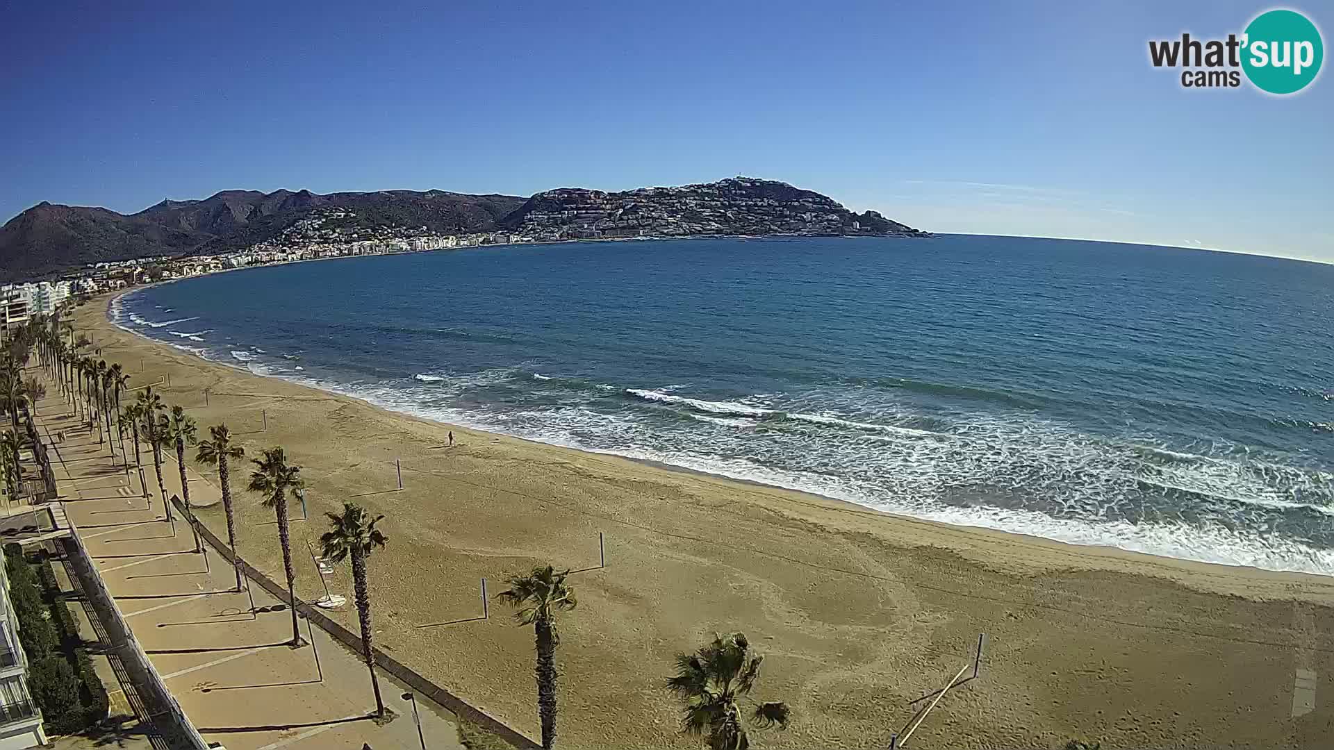 Live cam Roses – Costa Brava spiaggia – Hotel MonteCarlo