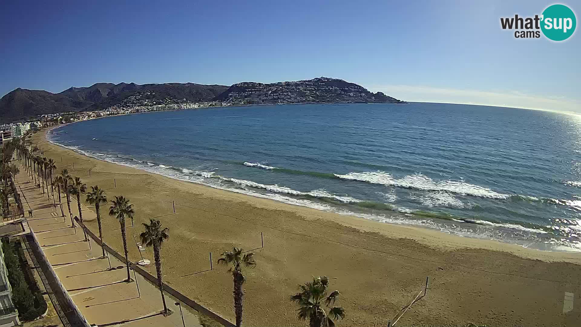 Roses camera en vivo playa Costa Brava- Hotel MonteCarlo