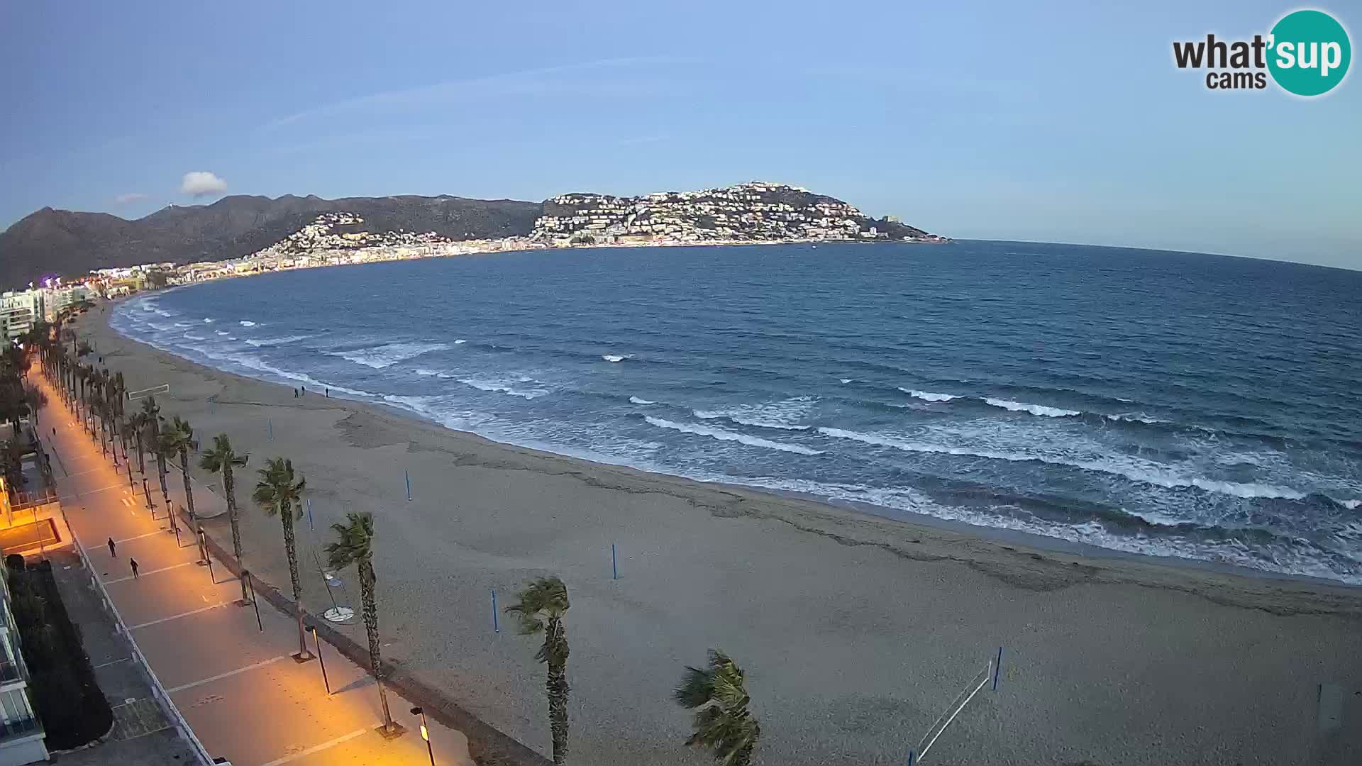 Live cam Roses  – Costa Brava spiaggia – Hotel MonteCarlo