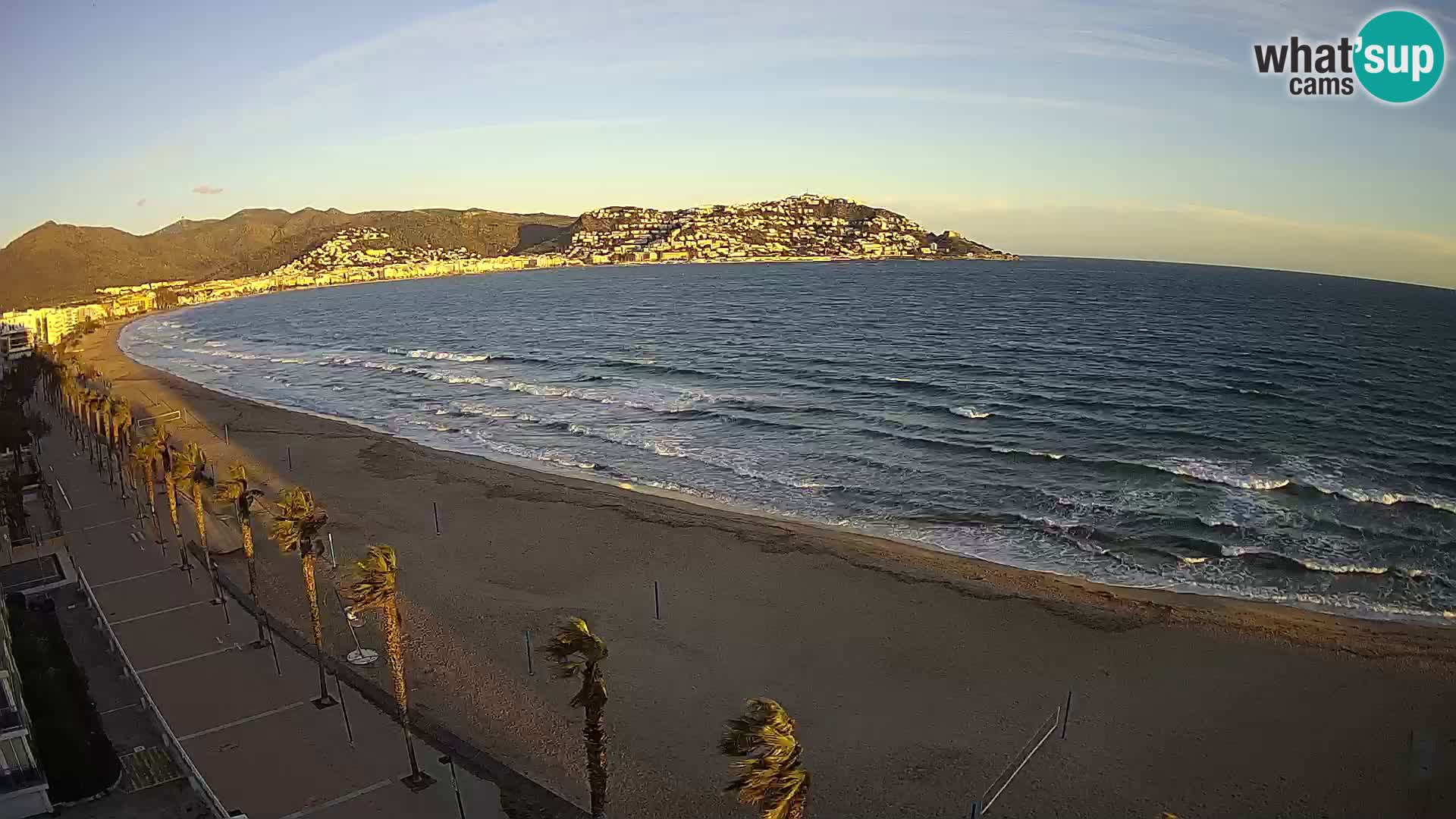 Live cam Roses – Costa Brava spiaggia – Hotel MonteCarlo