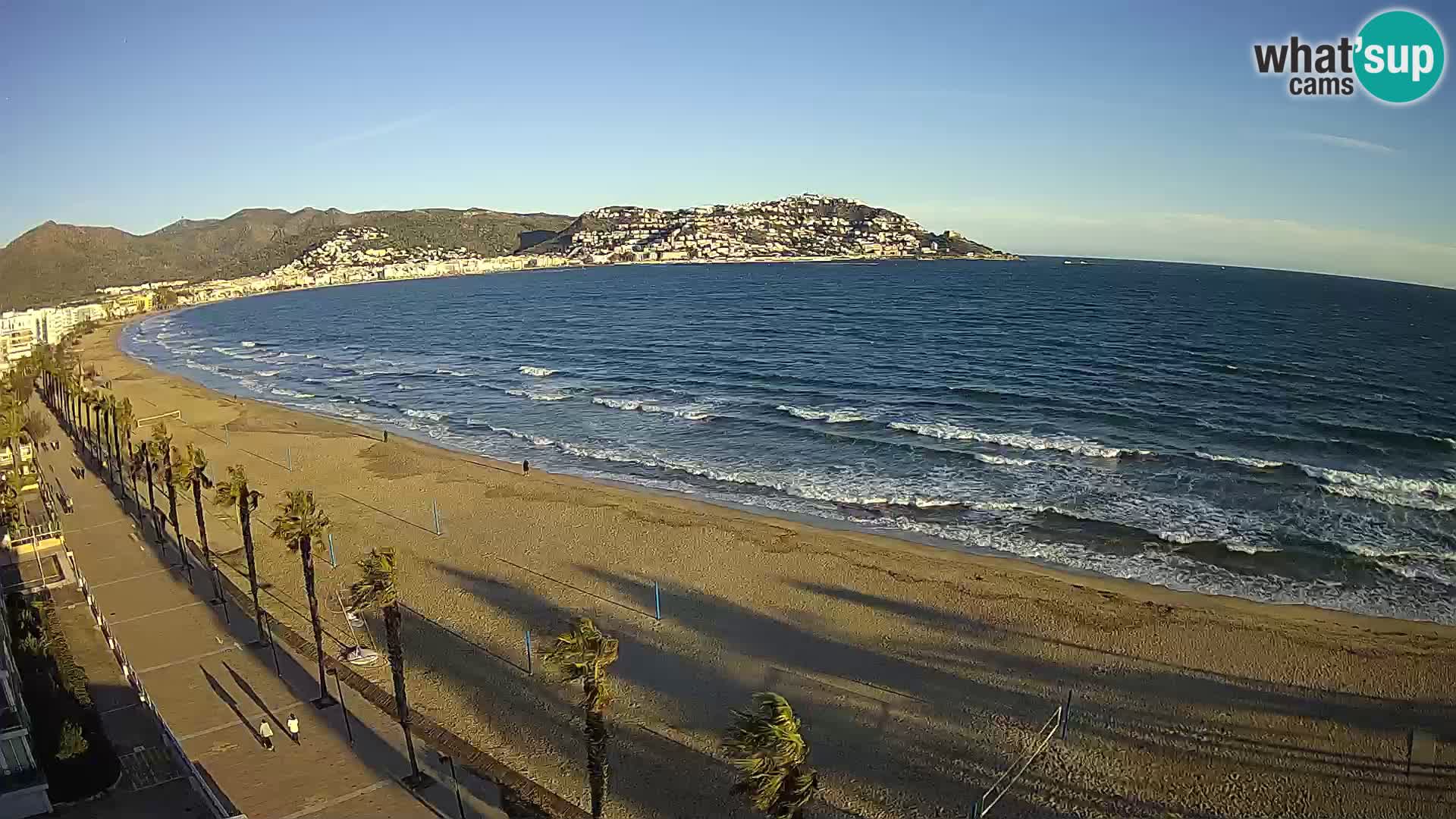 Webcam Costa Brava Roses Strand – Montecarlo Hotel livecam Spanien