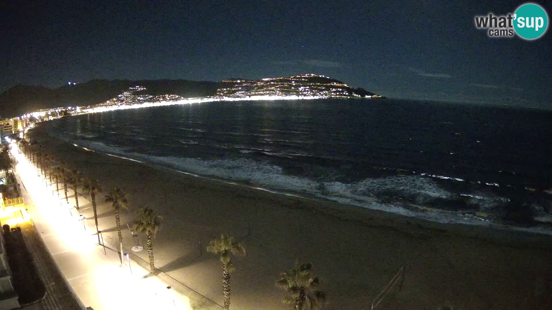 LIVEcam Roses plage Costa Brava – Hotel Montecarlo webcam Espagne