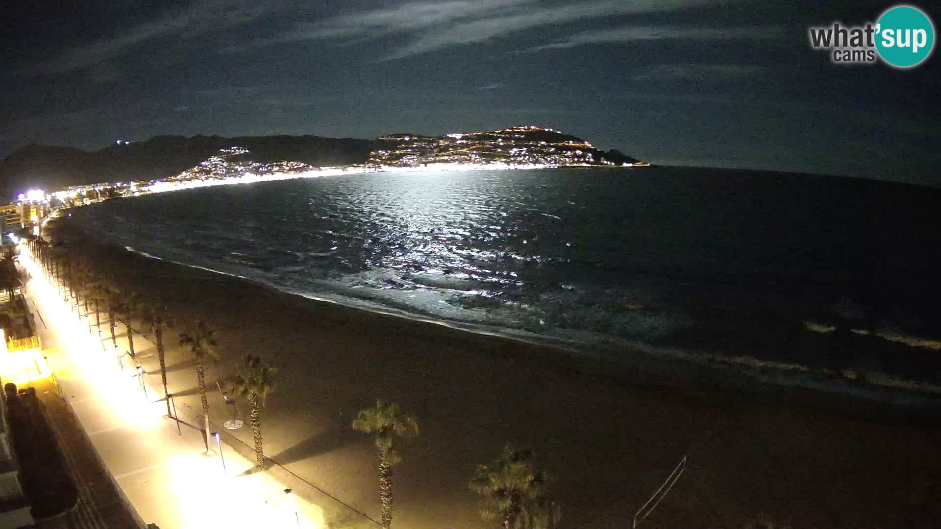 Webcam Costa Brava Roses Strand – Montecarlo Hotel livecam Spanien