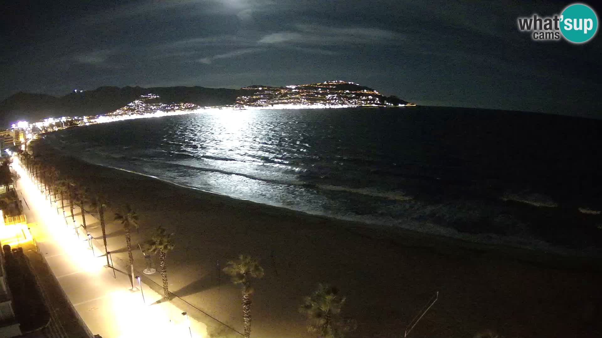 LIVEcam Roses plage Costa Brava – Hotel Montecarlo webcam Espagne