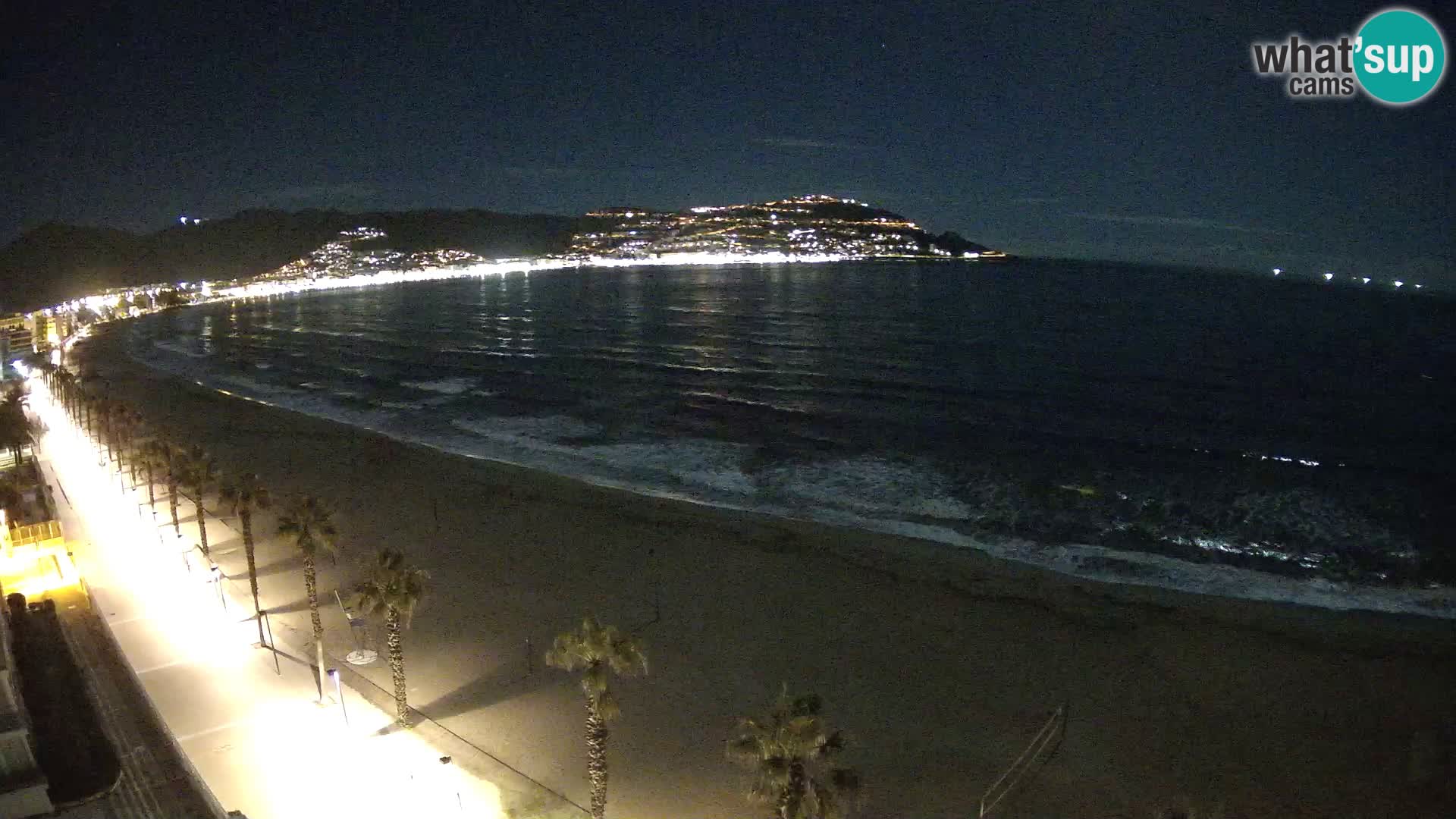 Webcam Costa Brava Roses Strand – Montecarlo Hotel livecam Spanien