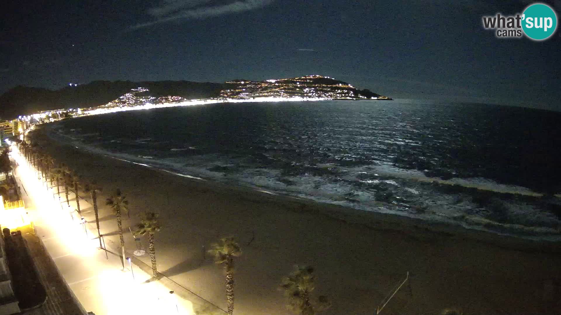 Webcam Costa Brava Roses Strand – Montecarlo Hotel livecam Spanien