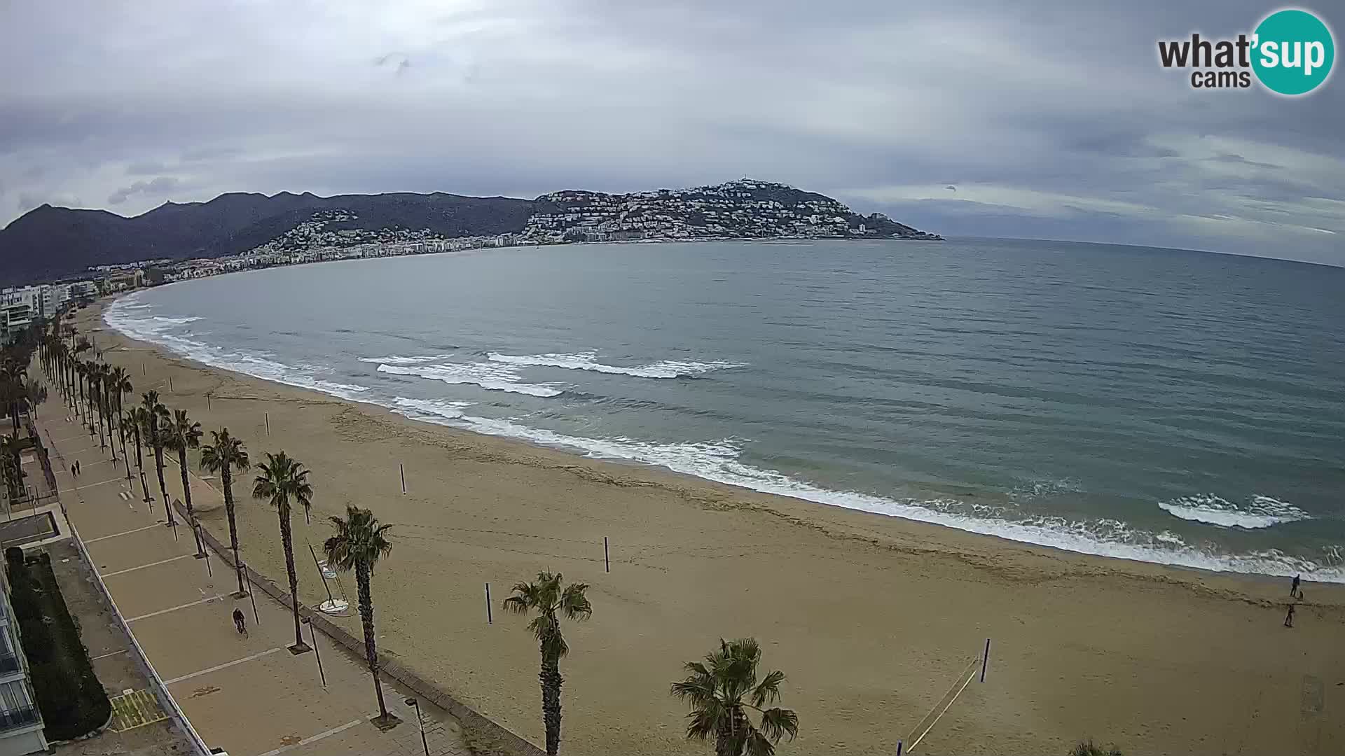 Webcam Costa Brava Roses Strand – Montecarlo Hotel livecam Spanien