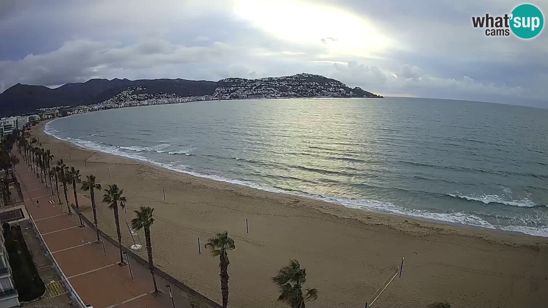 Roses camera en vivo playa Costa Brava- Hotel MonteCarlo