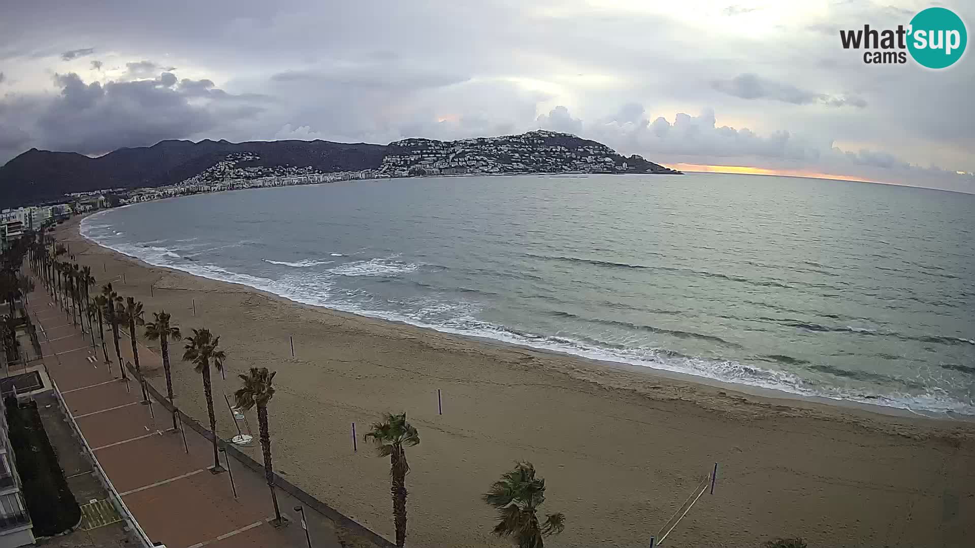 Live cam Roses  – Costa Brava spiaggia – Hotel MonteCarlo