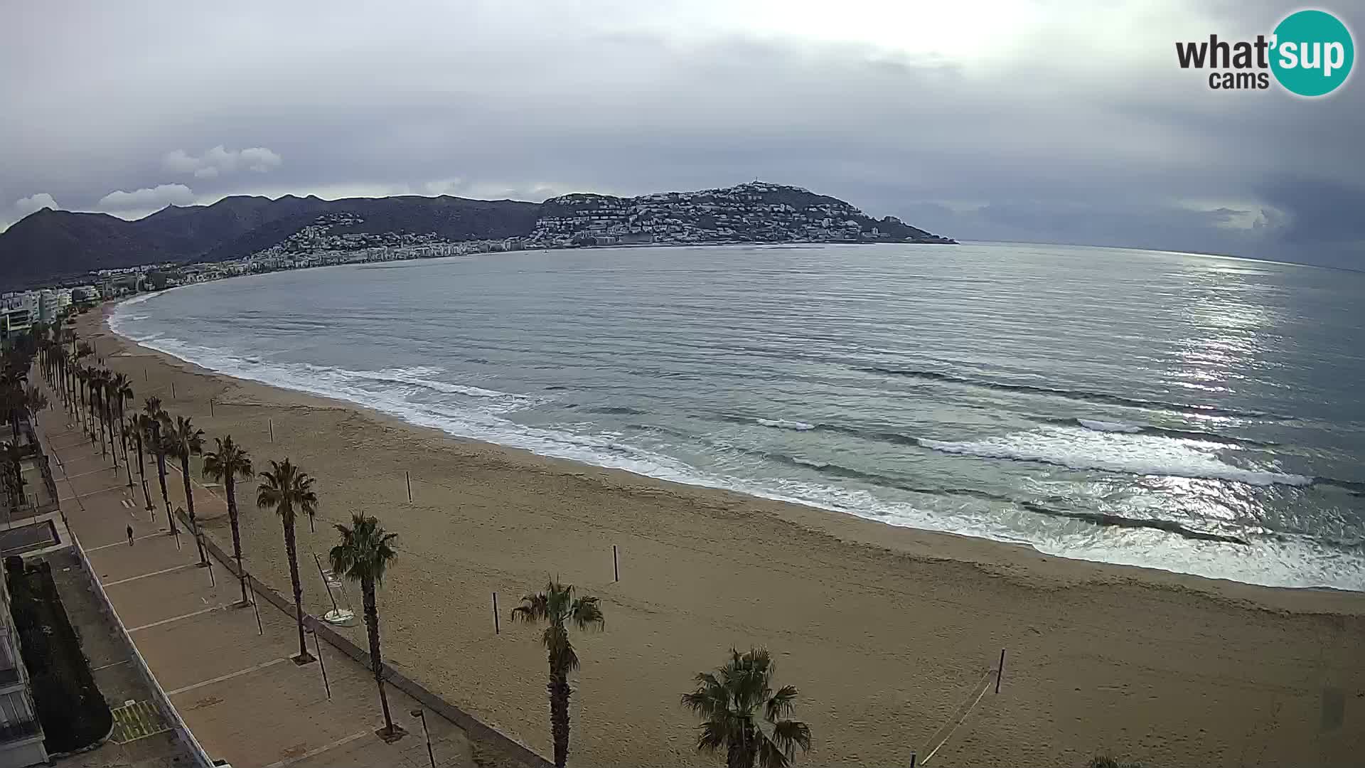 Roses camera en vivo playa Costa Brava- Hotel MonteCarlo