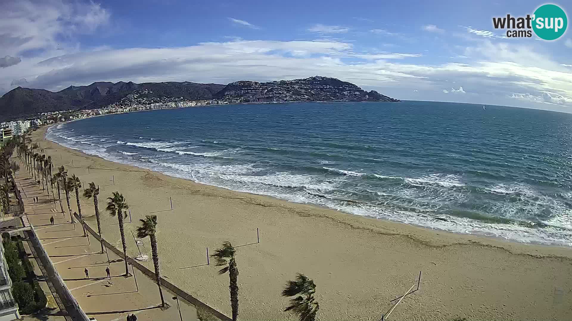 Roses camera en vivo playa Costa Brava- Hotel MonteCarlo