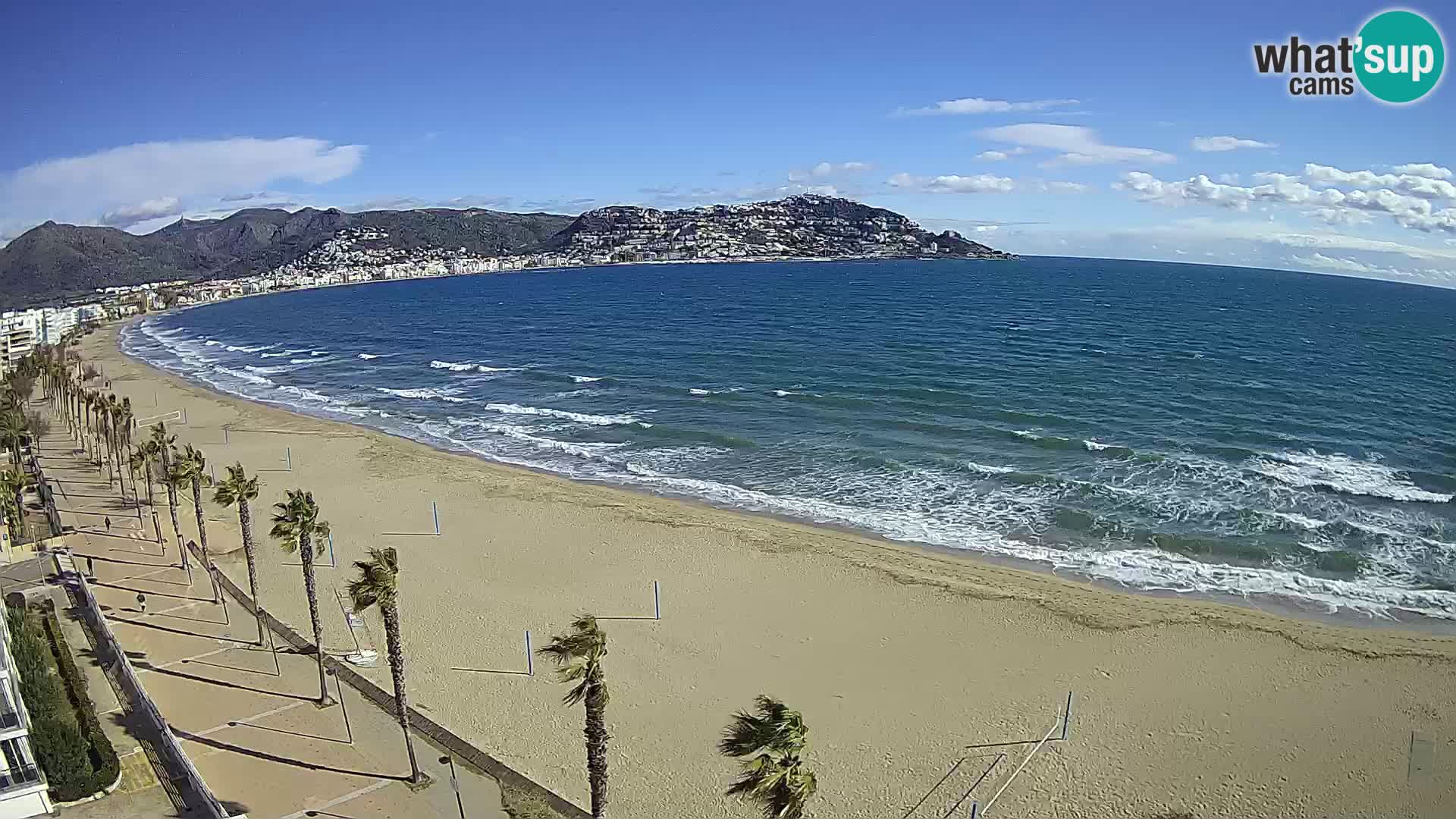 Roses camera en vivo playa Costa Brava- Hotel MonteCarlo