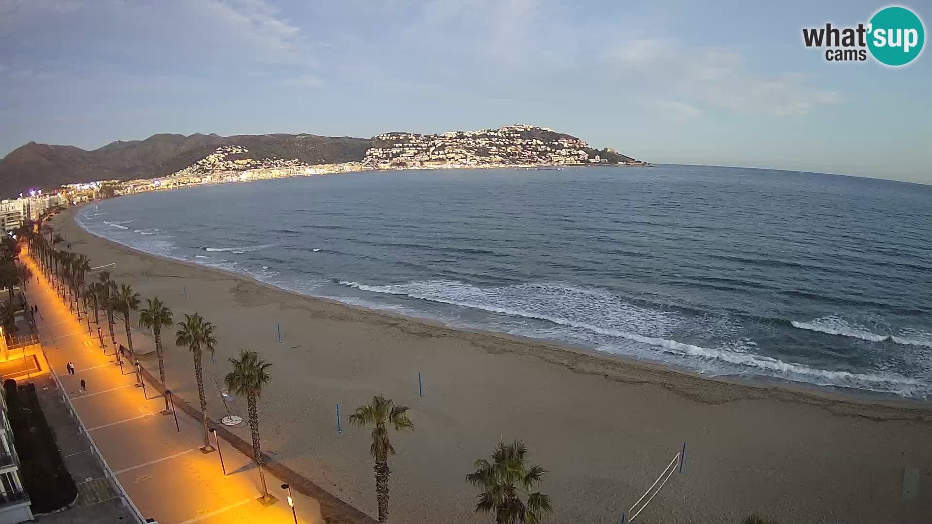 LIVEcam Roses plage Costa Brava – Hotel Montecarlo webcam Espagne