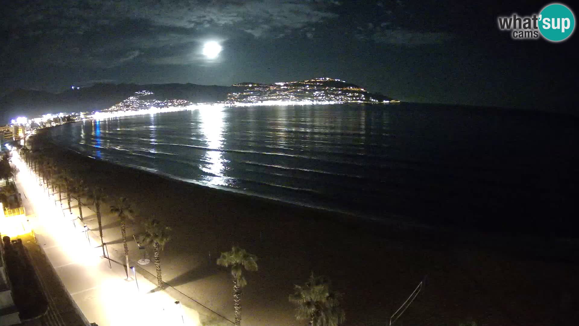 LIVEcam Roses plage Costa Brava – Hotel Montecarlo webcam Espagne