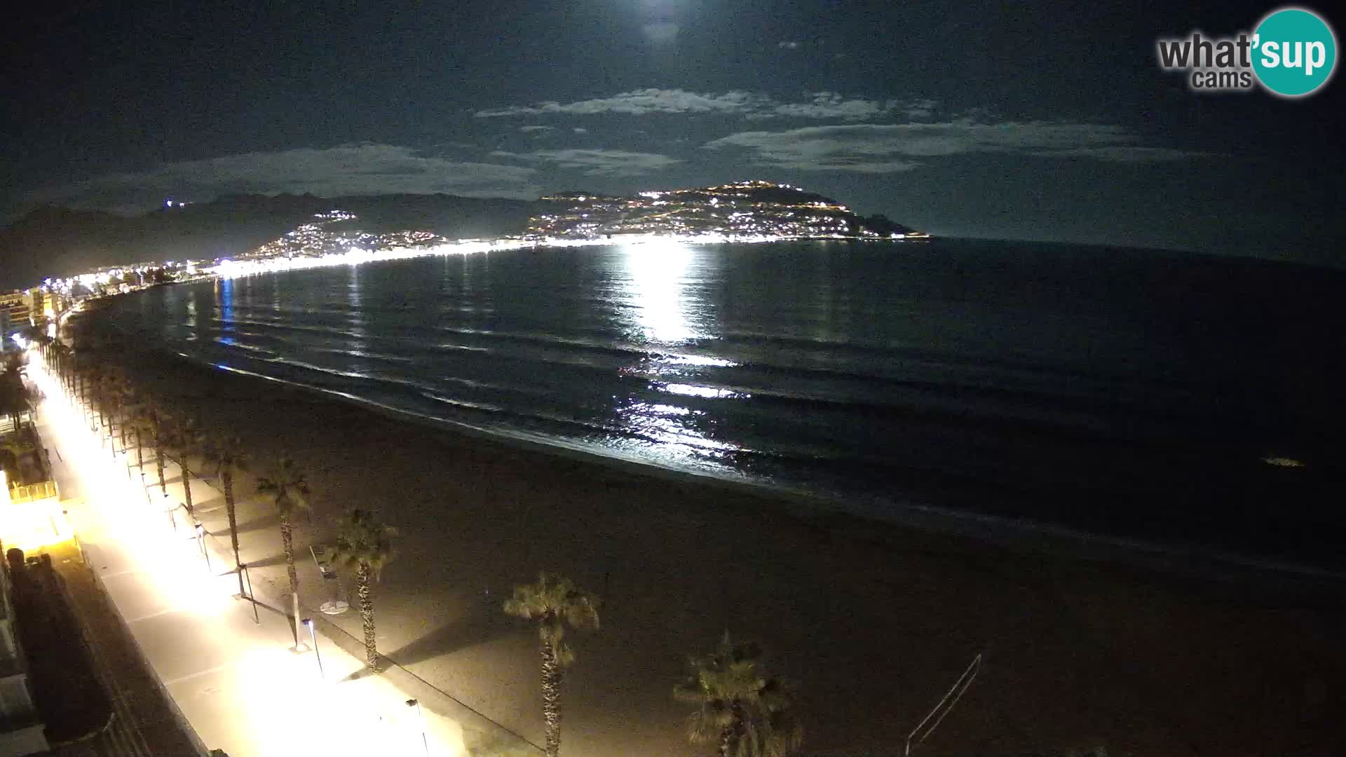 Webcam Costa Brava Roses Strand – Montecarlo Hotel livecam Spanien