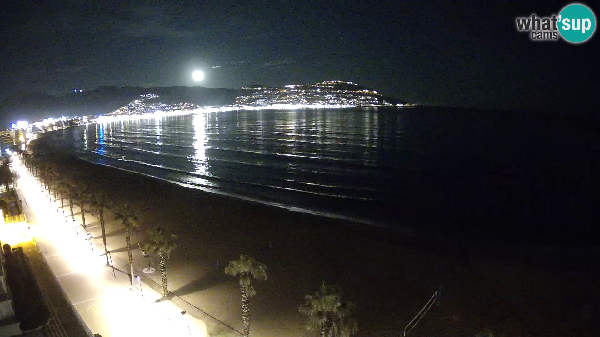 LIVEcam Roses plage Costa Brava – Hotel Montecarlo webcam Espagne