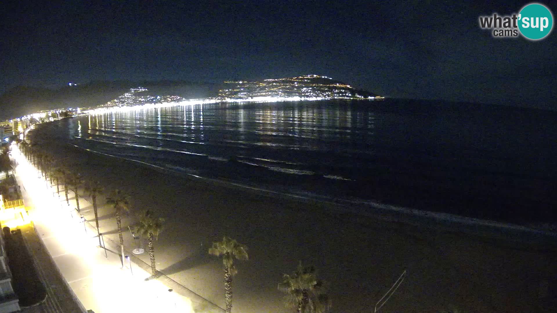 LIVEcam Roses plage Costa Brava – Hotel Montecarlo webcam Espagne