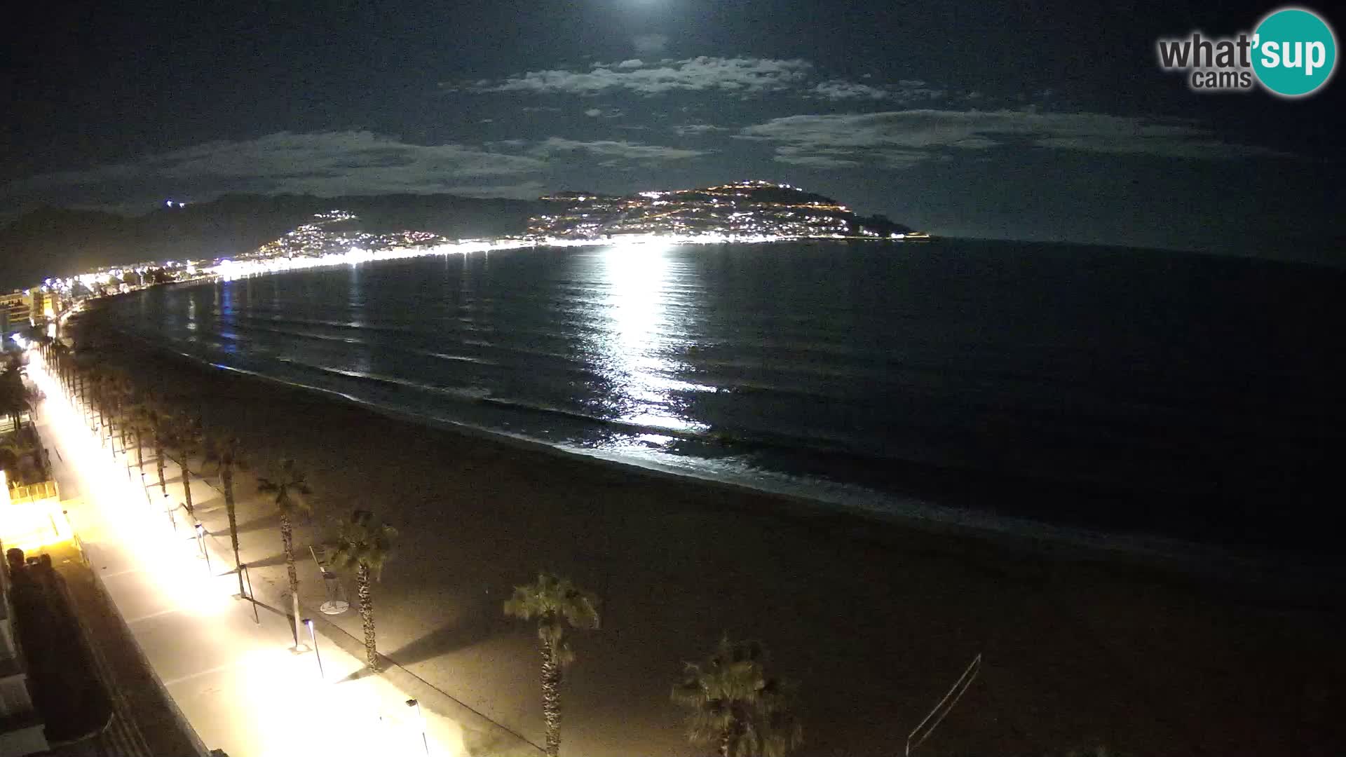 Webcam Costa Brava Roses Strand – Montecarlo Hotel livecam Spanien