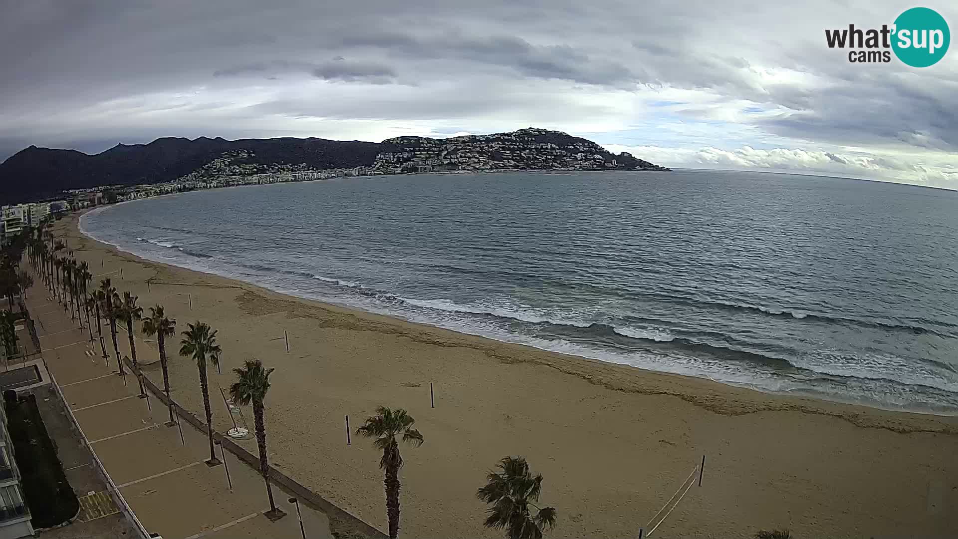 LIVEcam Roses plage Costa Brava – Hotel Montecarlo webcam Espagne