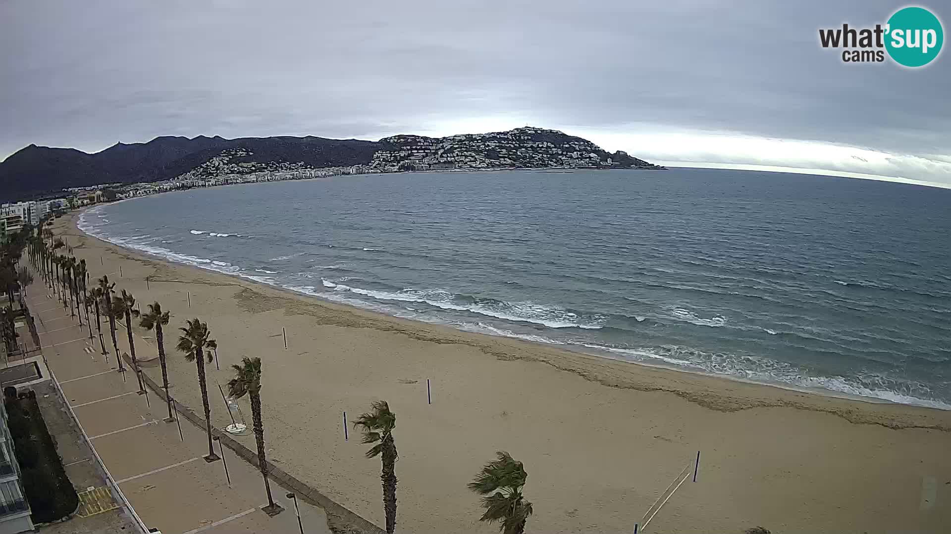 Live cam Roses  – Costa Brava spiaggia – Hotel MonteCarlo