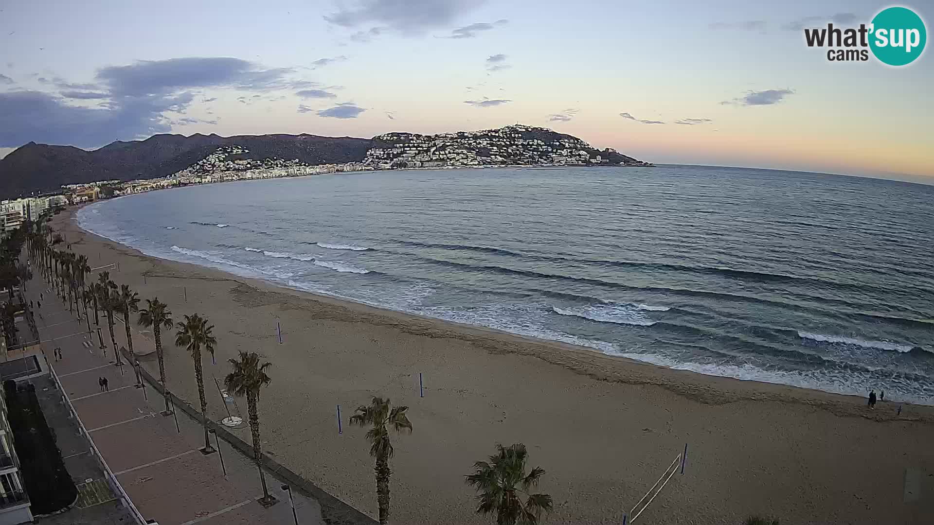 Live cam Roses  – Costa Brava spiaggia – Hotel MonteCarlo