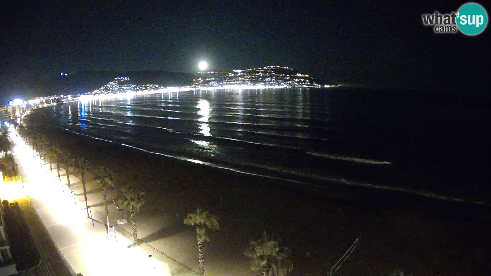 LIVEcam Roses plage Costa Brava – Hotel Montecarlo webcam Espagne