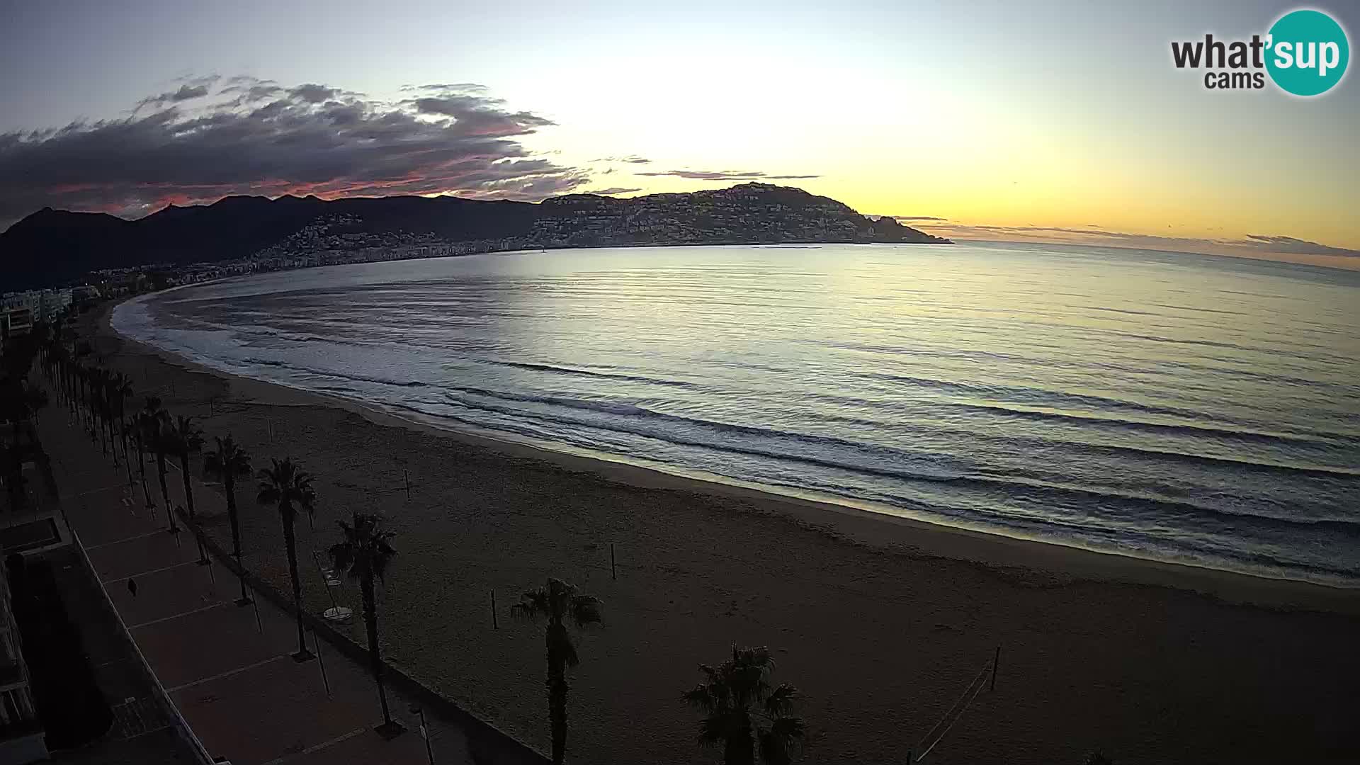 Webcam Costa Brava Roses Strand – Montecarlo Hotel livecam Spanien