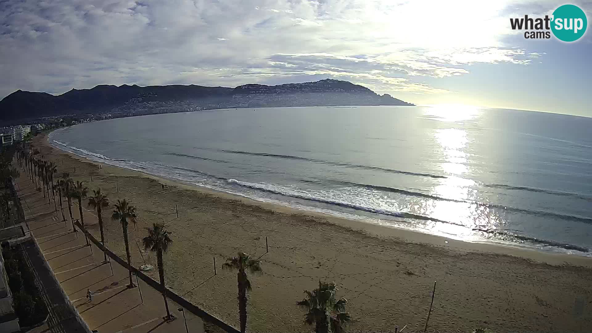 LIVEcam Roses plage Costa Brava – Hotel Montecarlo webcam Espagne